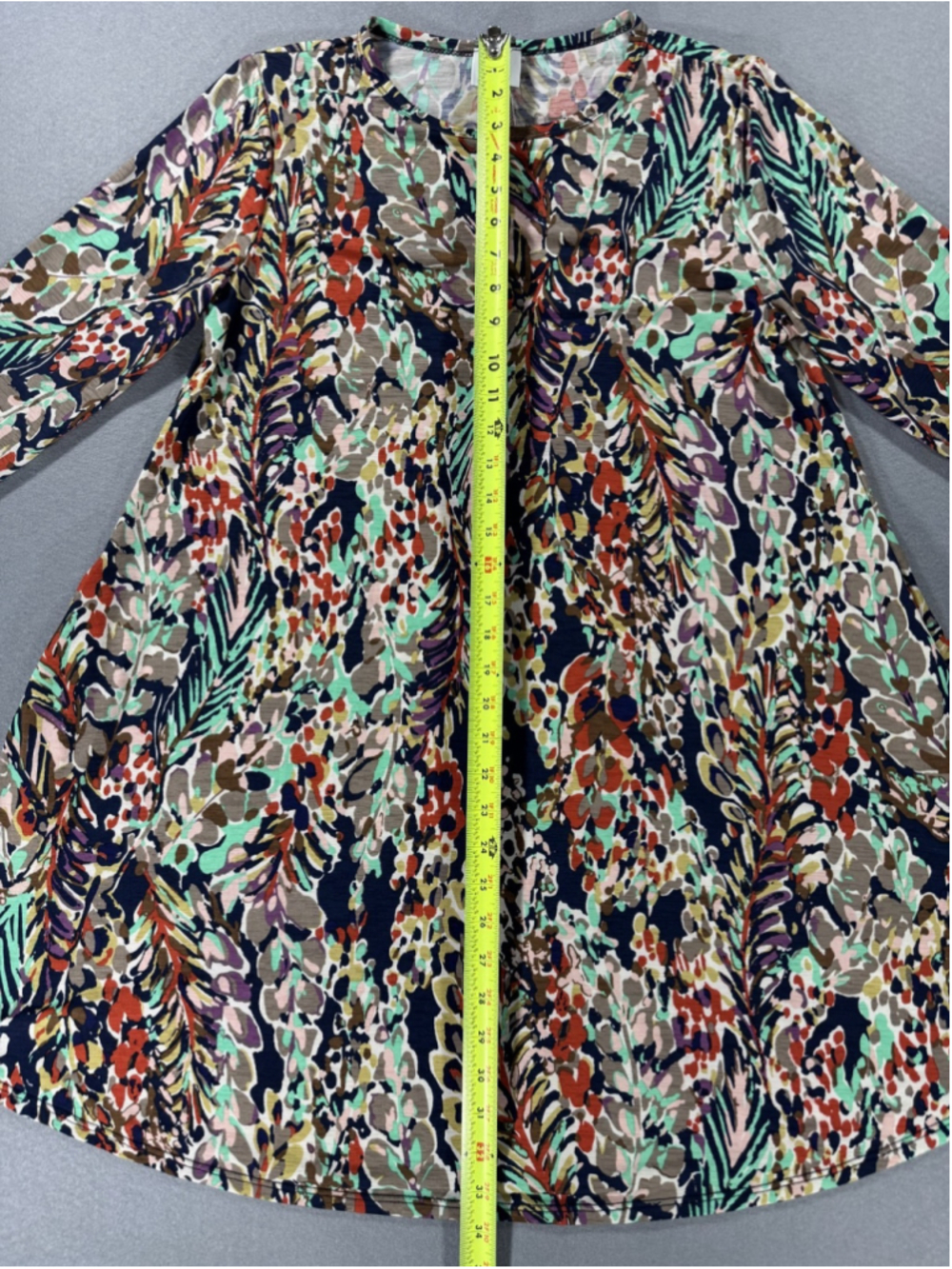 Shop The Mint Floral Print Dress Size Small with Pockets - Picture 14 of 15